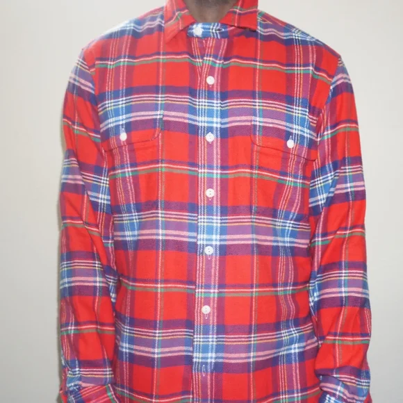 Polo Ralph Lauren Red Plaid Shirt - Picture 3 of 7